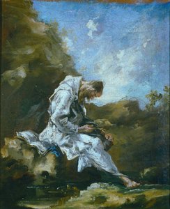 Ermite dans le désert - Alessandro Magnasco